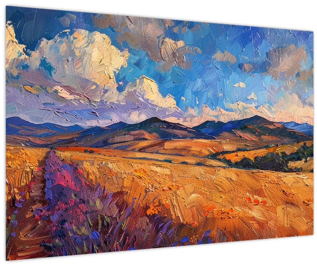 Obraz - Olejomaľba krajiny (90x60 cm)