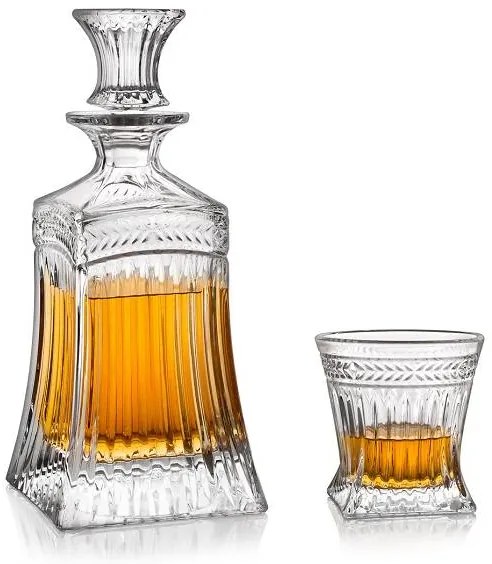 Crystal Bohemia IMPERIAL whisky set (1 + 6)