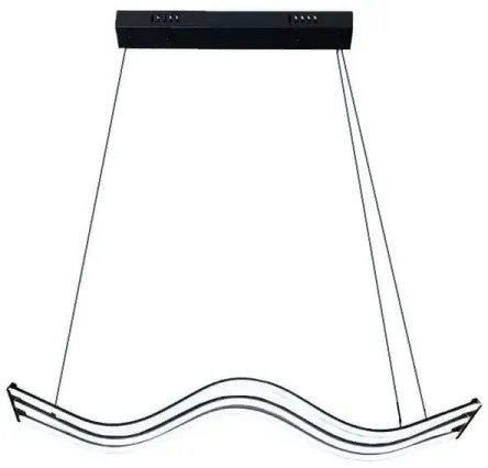 LED Stmievateľný luster na lanku LED/70W/230V 3000-6500K + diaľkové ovládanie