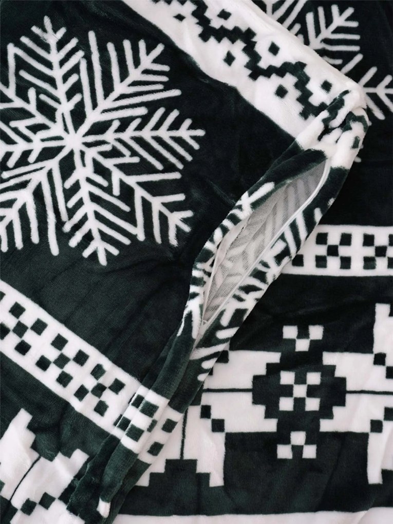 Francúzske obliečky mikroplyš Exclusive – Vianoce zelené