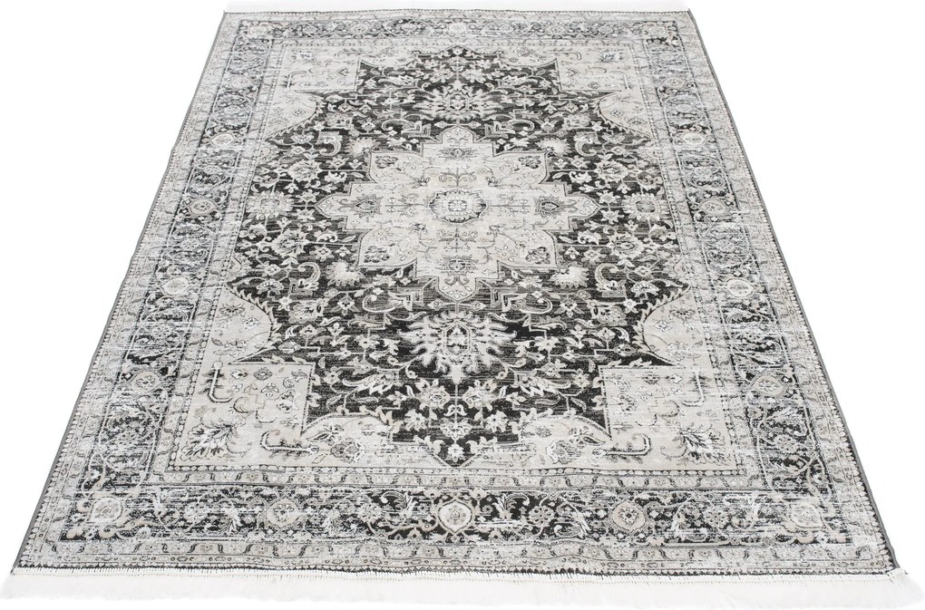 TA Koberec Isphahan 84486/698 Antracit/Silv Rozmer: 120x170 cm