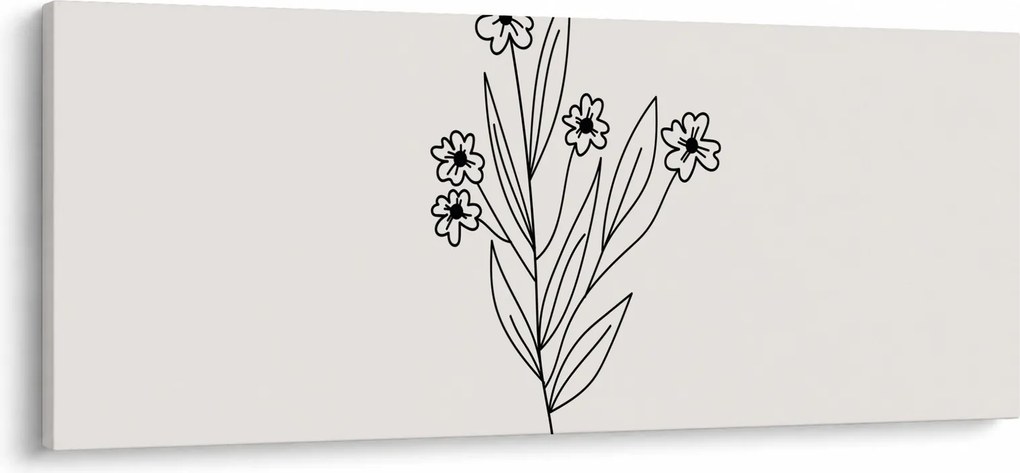 Obraz - Lúčny kvet N⁰1 (120x50 cm)