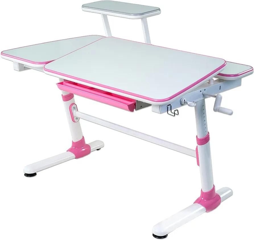 FD Rastúci písací stôl Inverto - 3 farby Farba: Ružová