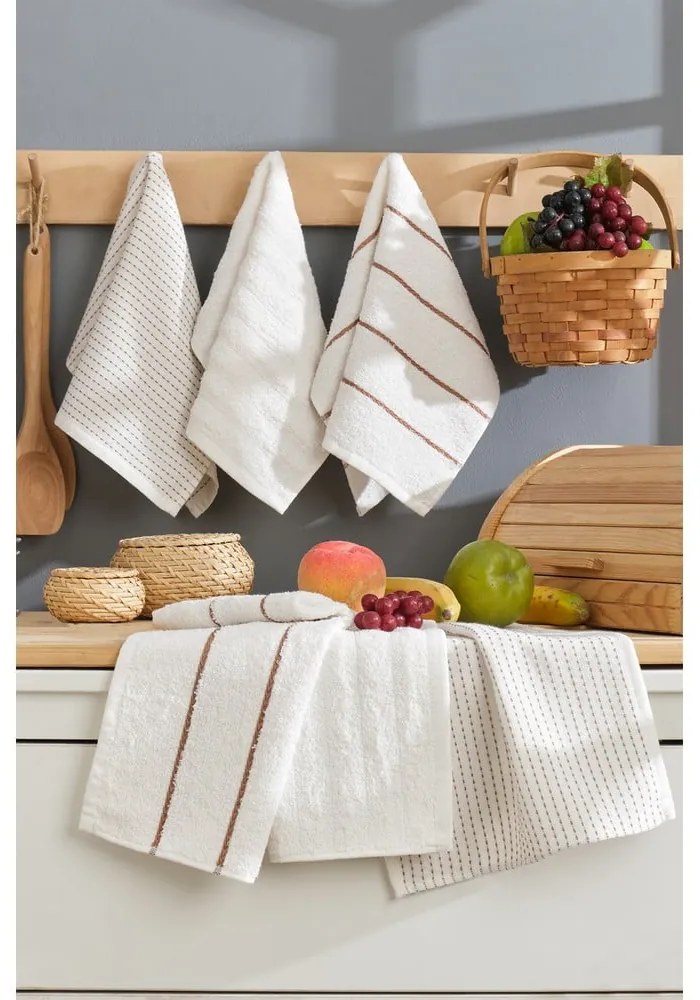 Bavlnené utierky v súprave 6 ks 30x50 cm Sofya – Foutastic