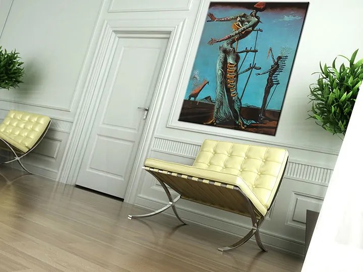 Obraz na plátne HORIACA ŽIRAFA – Salvador Dalí REP002