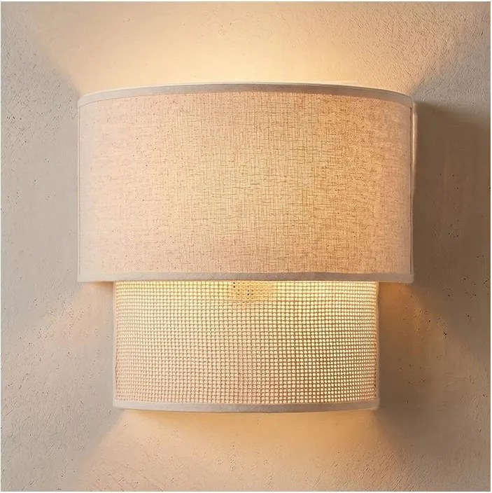 Brilagi - LED nástenné svietidlo BOHO ECO 1xE27/10W/230V krémové