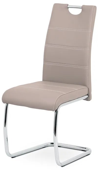 BONTEC Jedálenská stolička, čierna, ekokoža, HC-481 BK Farba: Béžová