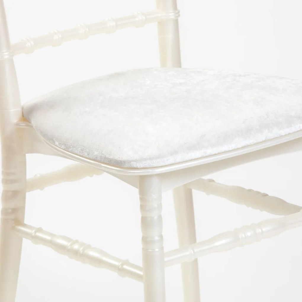 CHIAVARI PLASTIC PLASTOVÁ SVADOBNÁ STOLIČKA white