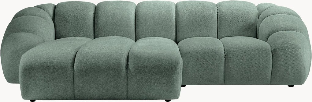 Velúrová rohová pohovka Diana (3-miestna)