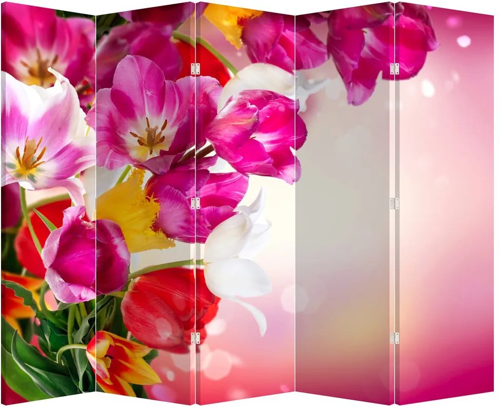 Paraván - Tulipány (210x170 cm)