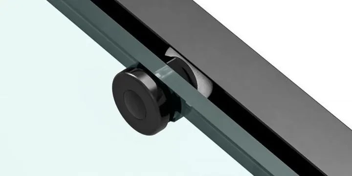 Rea Rea, Sprchovací kút SOLAR BLACK MAT 90x90, KPL-K6412