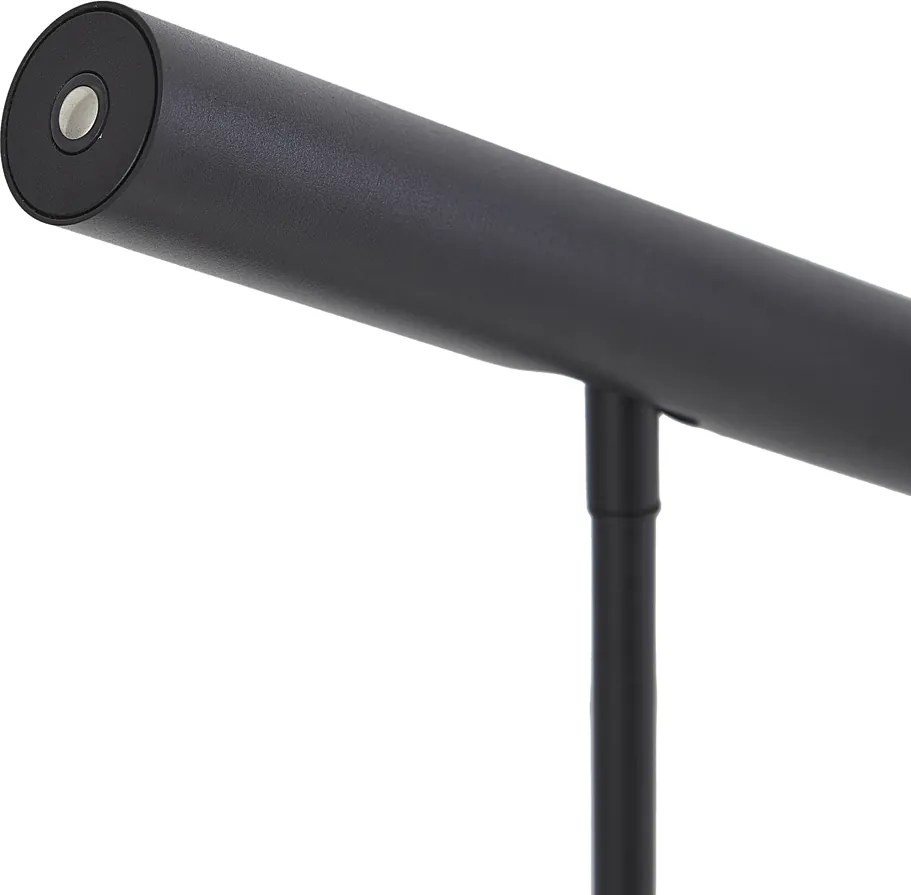Moderná stolná lampa čierna vrátane LED s dotykovým stmievačom - Neva