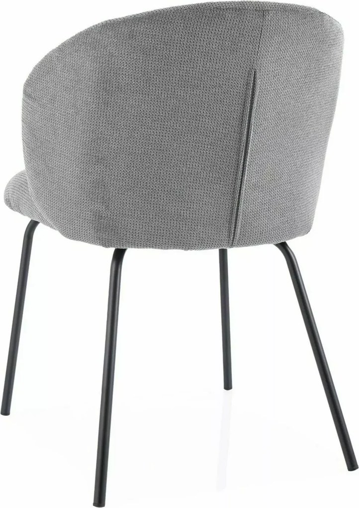 Jedálenská stolička KEVIN VARDO sivá