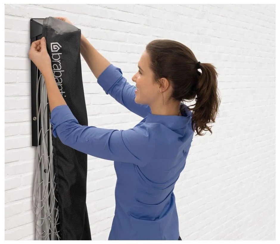 Vonkajší nástenný sušiak na bielizeň WallFix 24m – Brabantia