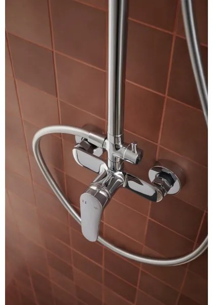 KFA Armatura 5556-910-00 - Sprchová sada s batériou OTAVA lesklý chróm