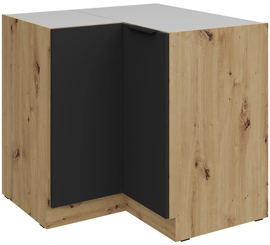 Kuchynská skrinka Aria-Bl/Ar Anti Fingerprint 90x90 Dn 2f Bb