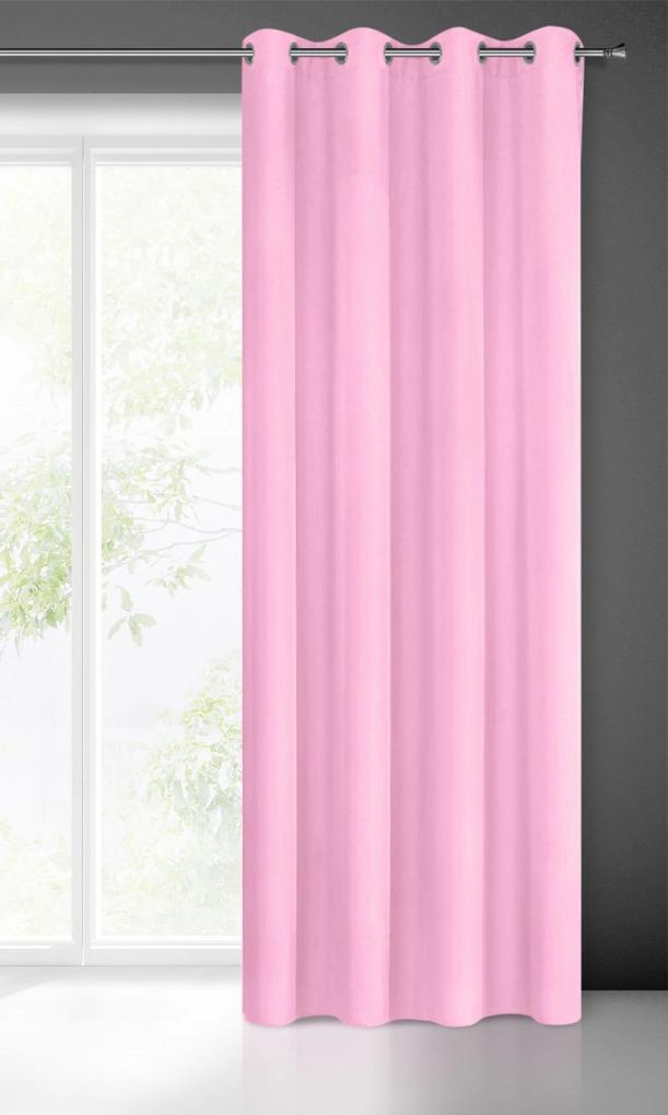 Hotový záves RITA 140 x 250 cm svetlý rúžový