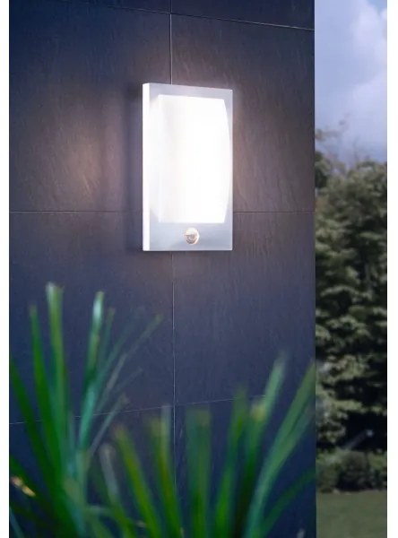 Eglo 97238 - Vonkajšie nástenné svietidlo so senzorom VERRES 1xE27/12W/230V IP44