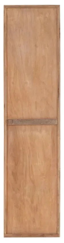 furniture-nabytek.cz - Masívna vysoká skriňa Delhi z mangového dreva, lakovaná, hnedá – 45×35×185 cm