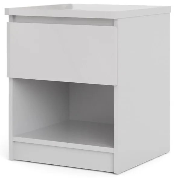 Biely nočný stolík Naia - Tvilum