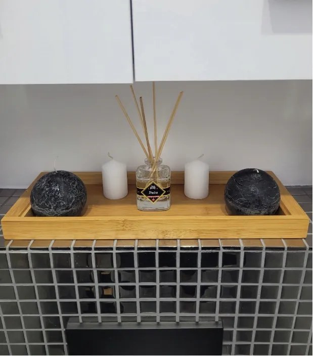 Zeller Present Úložný bambusový organizér - podnos ZELLER 40 x 15 x 3 cm