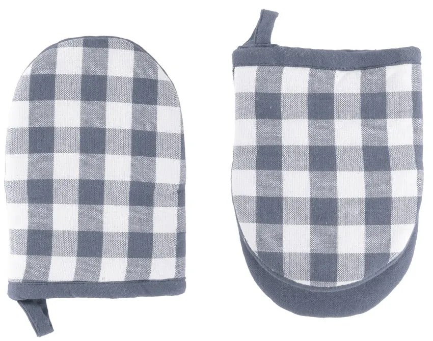 Bavlnené kuchynské rukavice v súprave 2 ks Gingham – Tiseco Home Studio