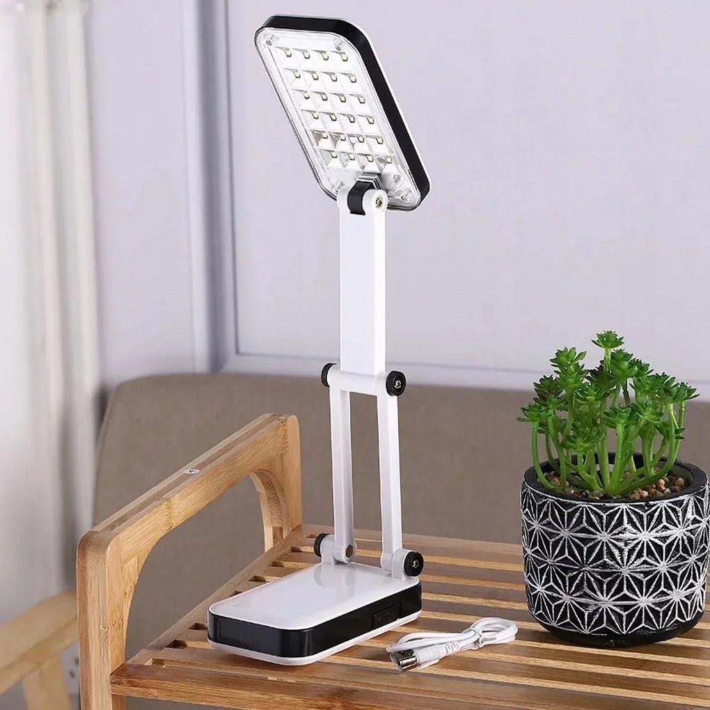 RETOO Stolná LED lampa s 24 LED diódami a napájaním na USB kábel - YT-666
