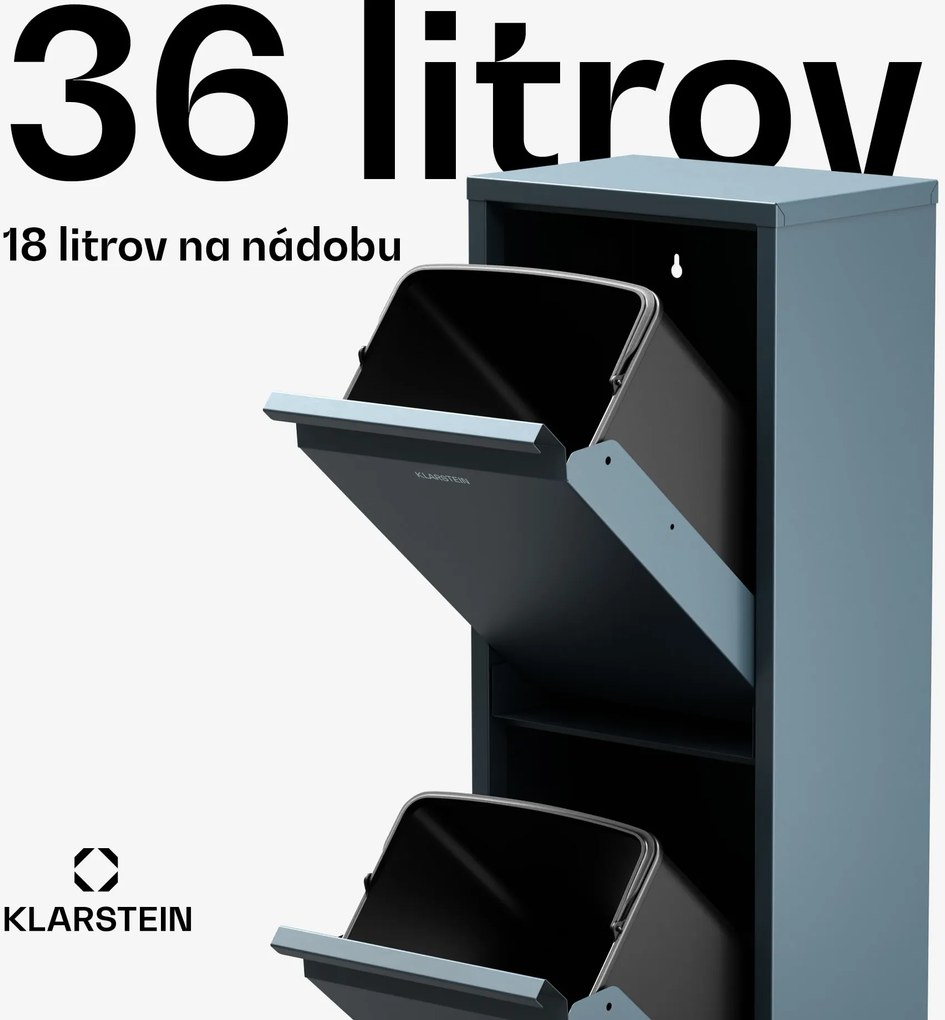 Klarstein Ordnungshüter 2 kôš na kuchynský odpad 36 L