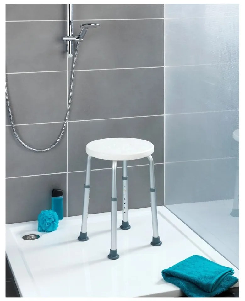 Stolička do vane či sprchy Wenko Bath/Shower Stool, 45 × 45 cm