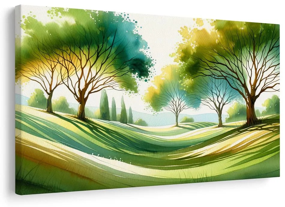 Obraz krajina so stromami