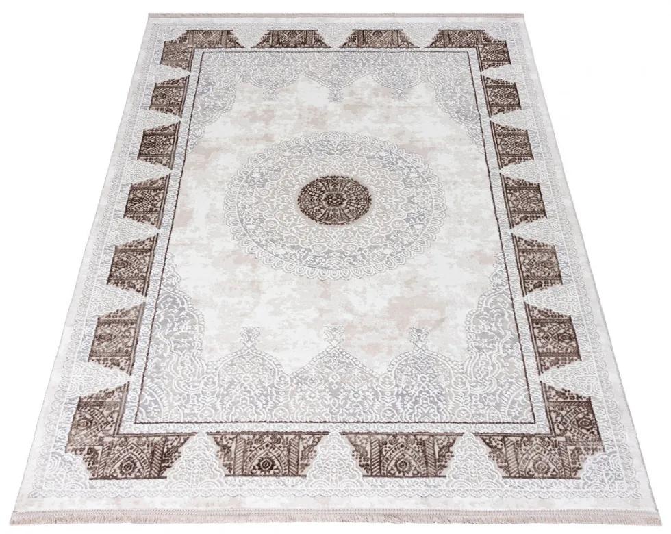 Kusový koberec Vema hnedý 80x150cm