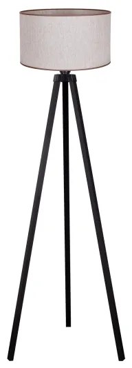 Duolla - Stojacia lampa 1xE27/60W/230V pr. 44 cm béžová/wenge