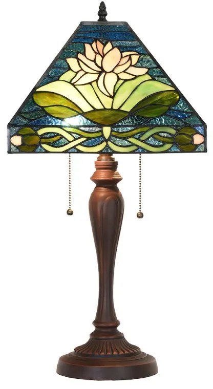 Tiffany stolná lampa 31*61 LOTUS