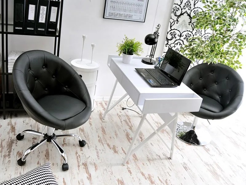 Kreslo Lush 4 (čierna + chrómová). Vlastná spoľahlivá doprava až k Vám domov. 1110245