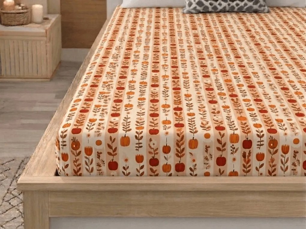 Obliečka z mikrovlákna PUMPKIN STRIPES farebné 180x200 cm
