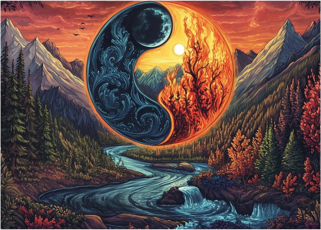 Obraz - Živly (70x50 cm)