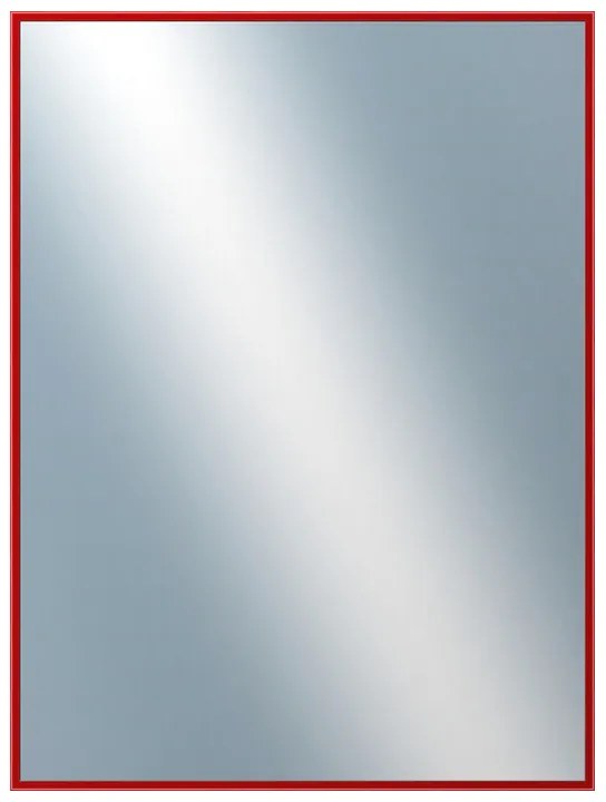 DANTIK - Zrkadlo v rámu, rozmer s rámom 60x80 cm z lišty Hliník červená (7269210)