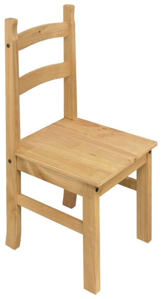 Jedálenská drevená stolička CORONA 2 — masív borovica