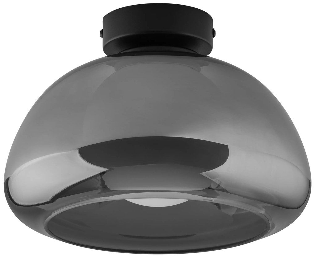 Livarno home Nástenná a stropná LED lampa (sivé sklo)  (100393033)