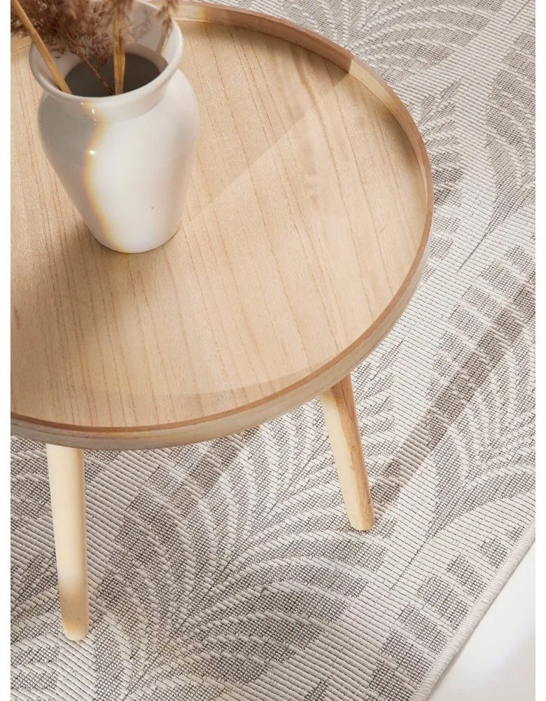 Vnútorný a vonkajší behúň v sivej a slonovinovej farbe 80x250 cm Duet Liora – NORTHRUGS