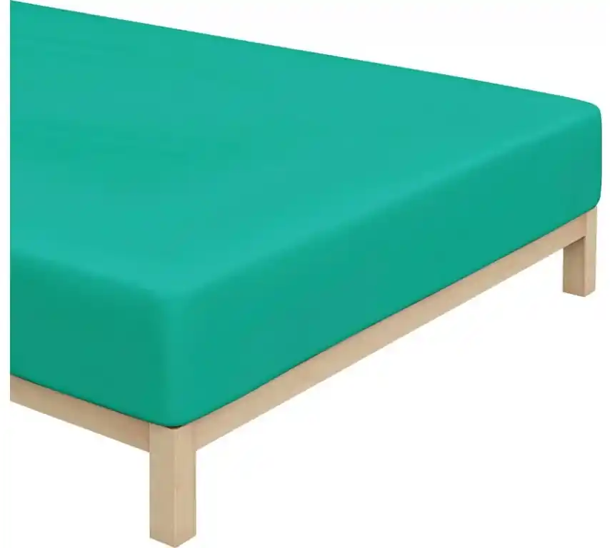 Smaragdová Jersey plachta na vysoký matrac | Biano