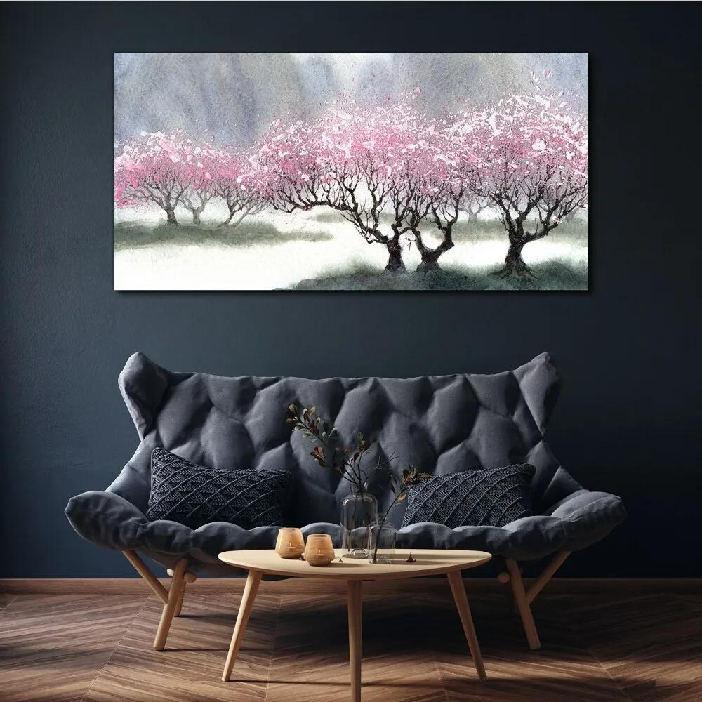 Obraz Canvas strom maľba