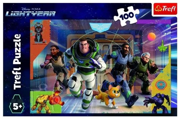 Puzzle Buzz Lightyear/Buzz Rakeťák 100 dílků