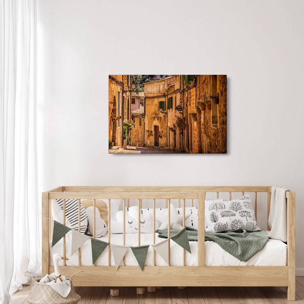 Obraz - Španielska ulica (90x60 cm)