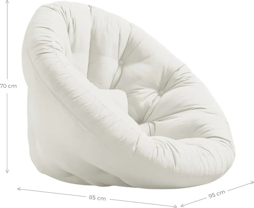 Rozkladacie kresielko Karup Design Nido Brown Ballo