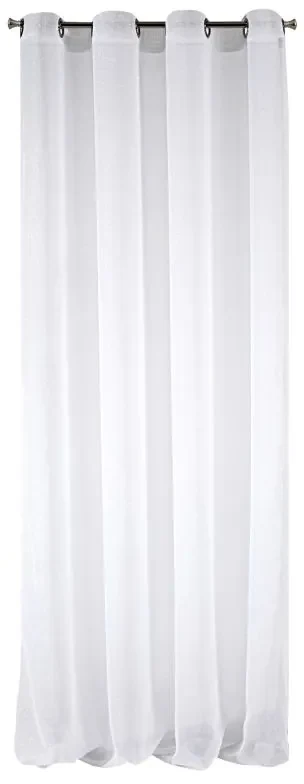 Biela záclona na krúžkoch SAKALI 350x250 cm
