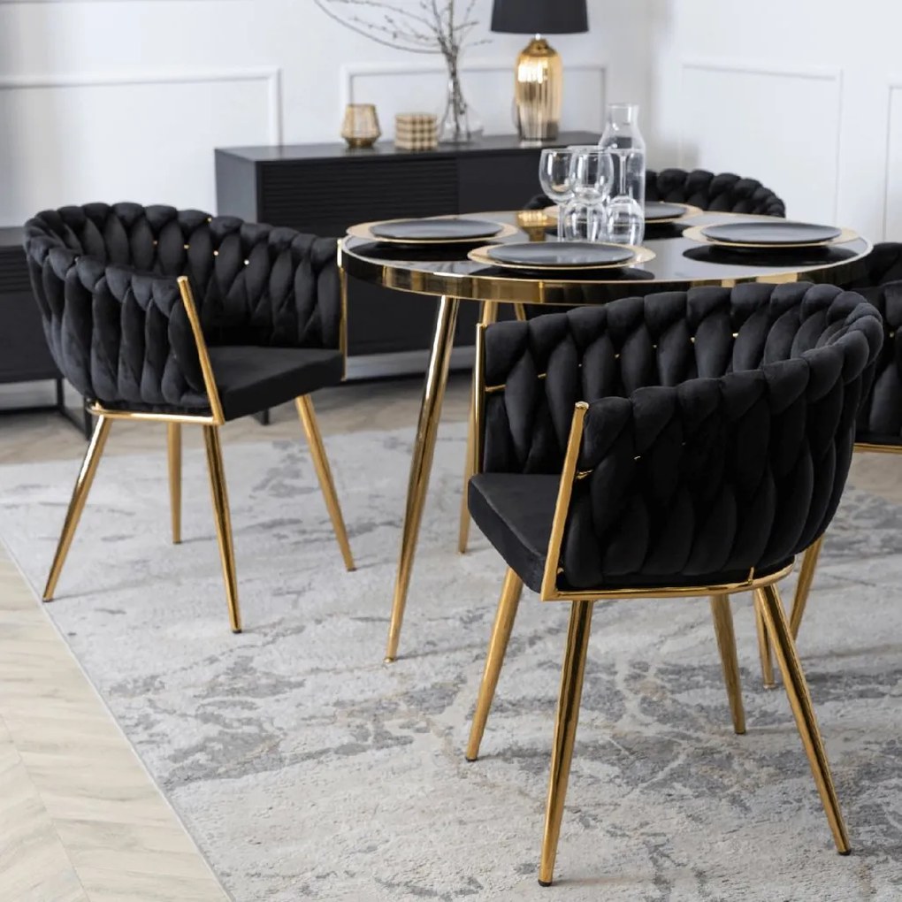 PROXIMA.store - Čalúnená jedálenska stolička CAPI FARBA: sivá