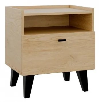Nočný stolík Cleurion 1SZ, Farby: dub cremona