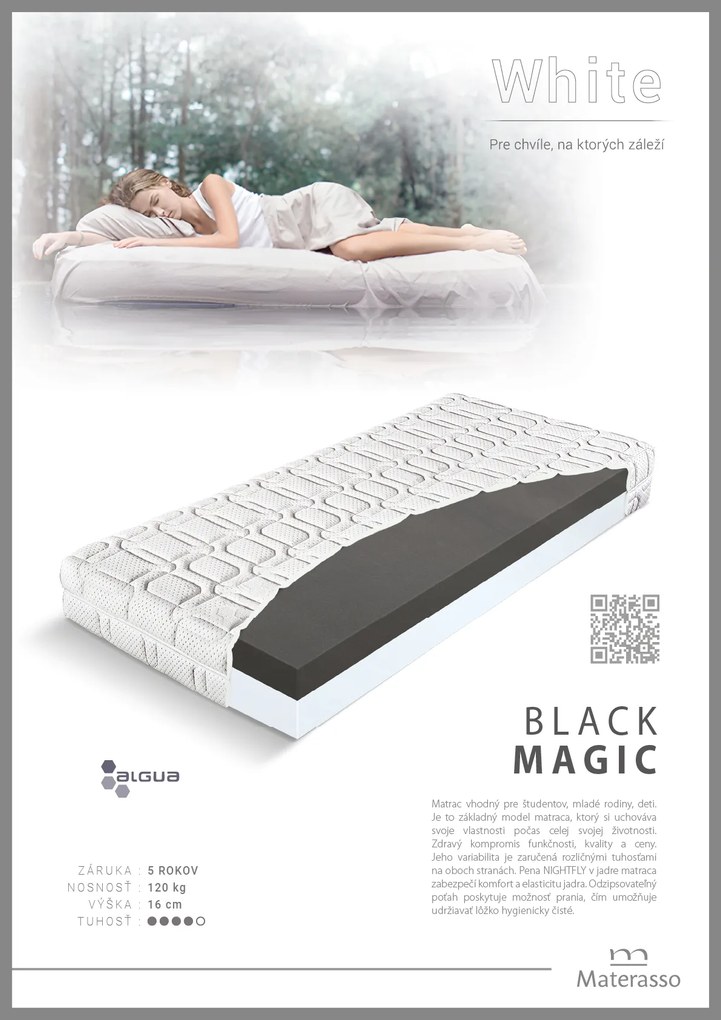 Materasso Penový matrac Black Magic Rozmer: 90 x 200 cm