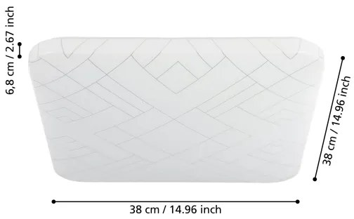Eglo 900613 - LED Stropné svietidlo RENDE LED/19,5W/230V